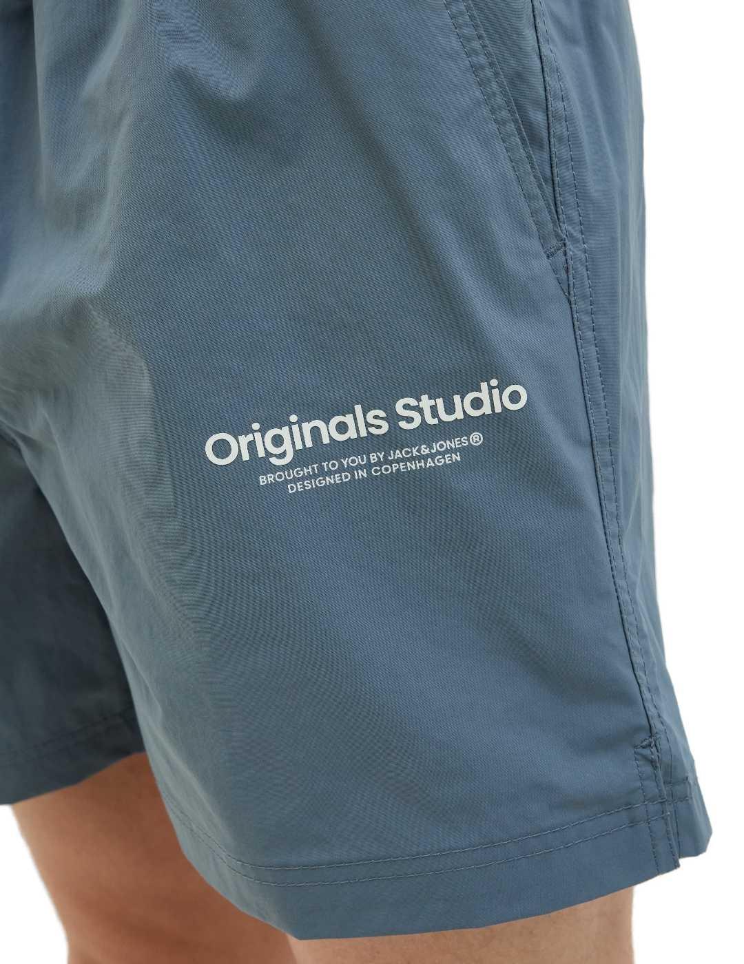 Bañador Jack&Jones Naxos azul con bolsillos para hombre