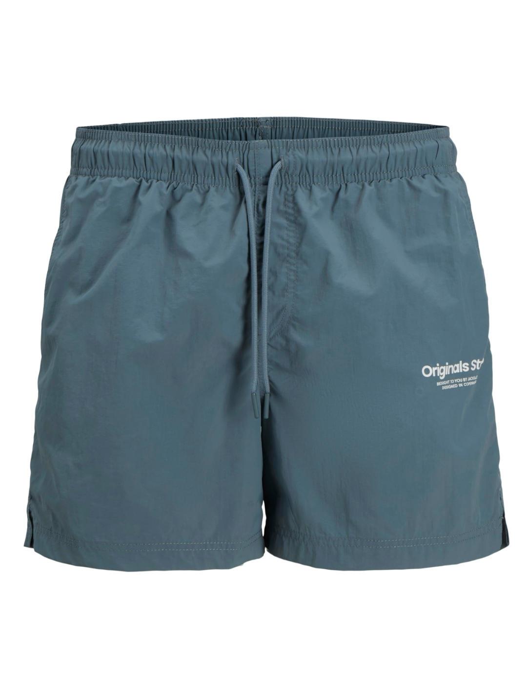 Bañador Jack&Jones Naxos azul con bolsillos para hombre