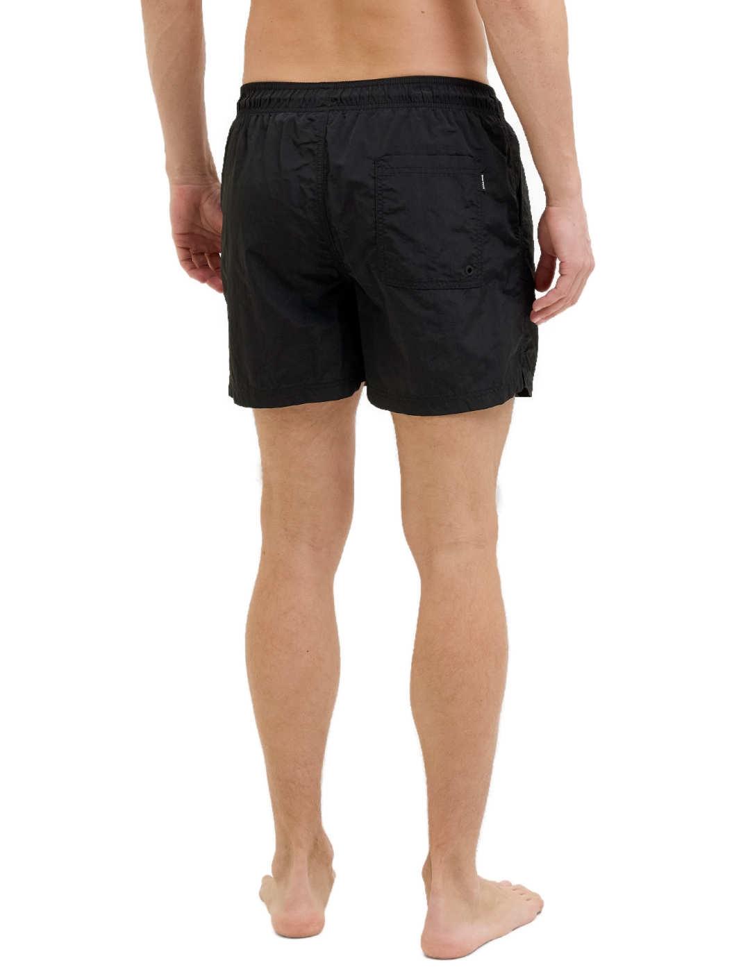 Bañador Jack&Jones Naxos negro con bolsillos para hombre