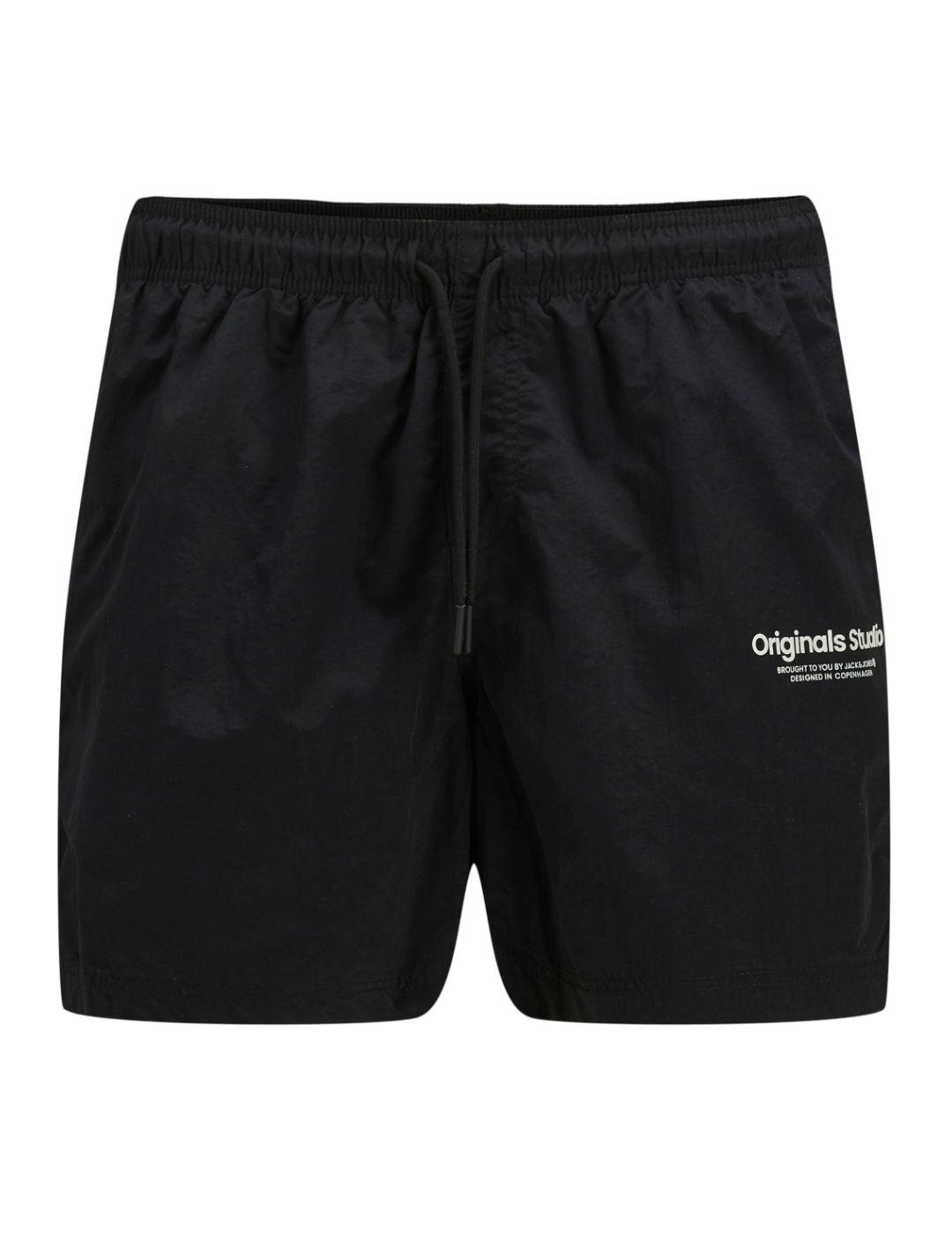 Bañador Jack&Jones Naxos negro con bolsillos para hombre