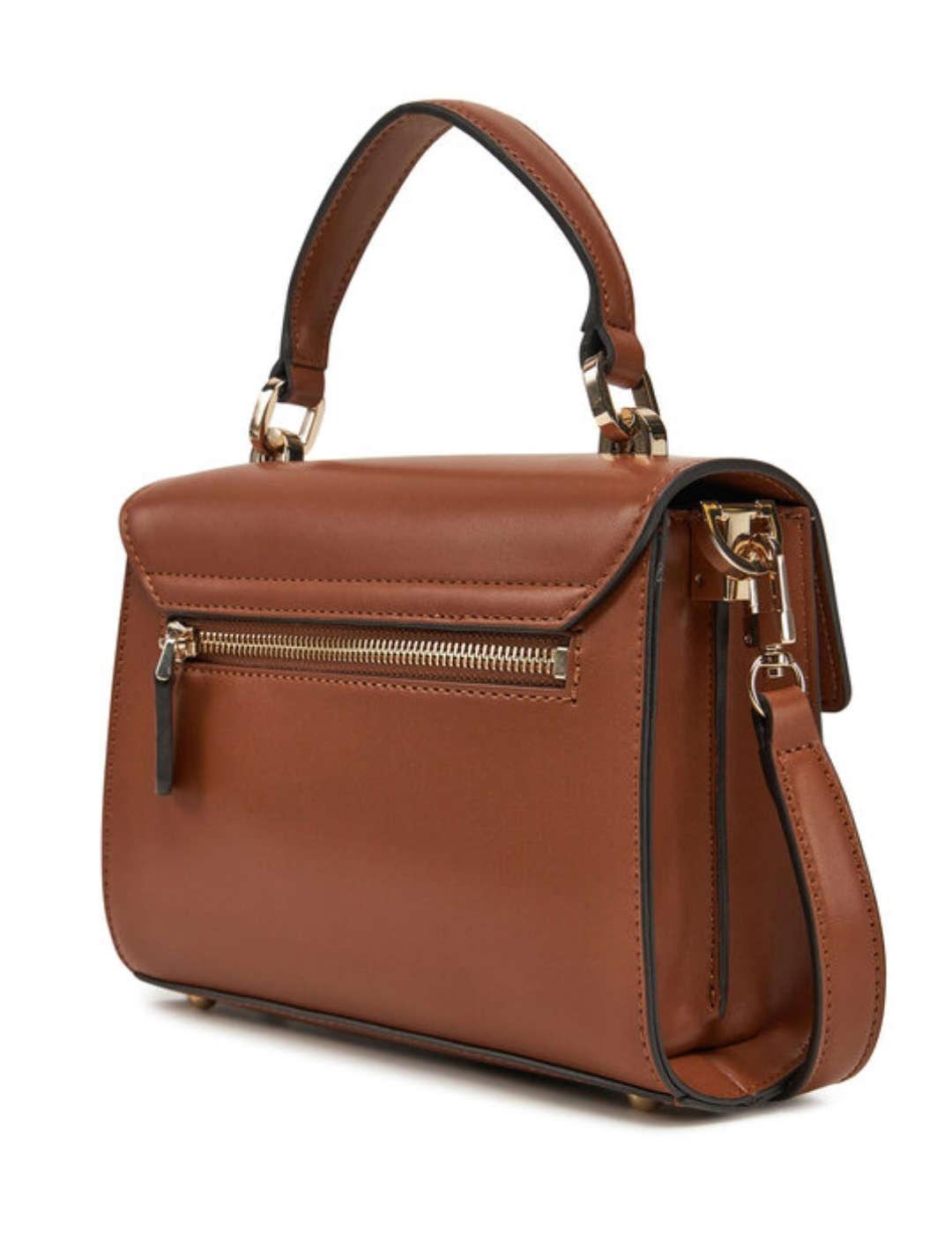 Bolso bandolera Guess Aldith Mini marrón con asa para mujer