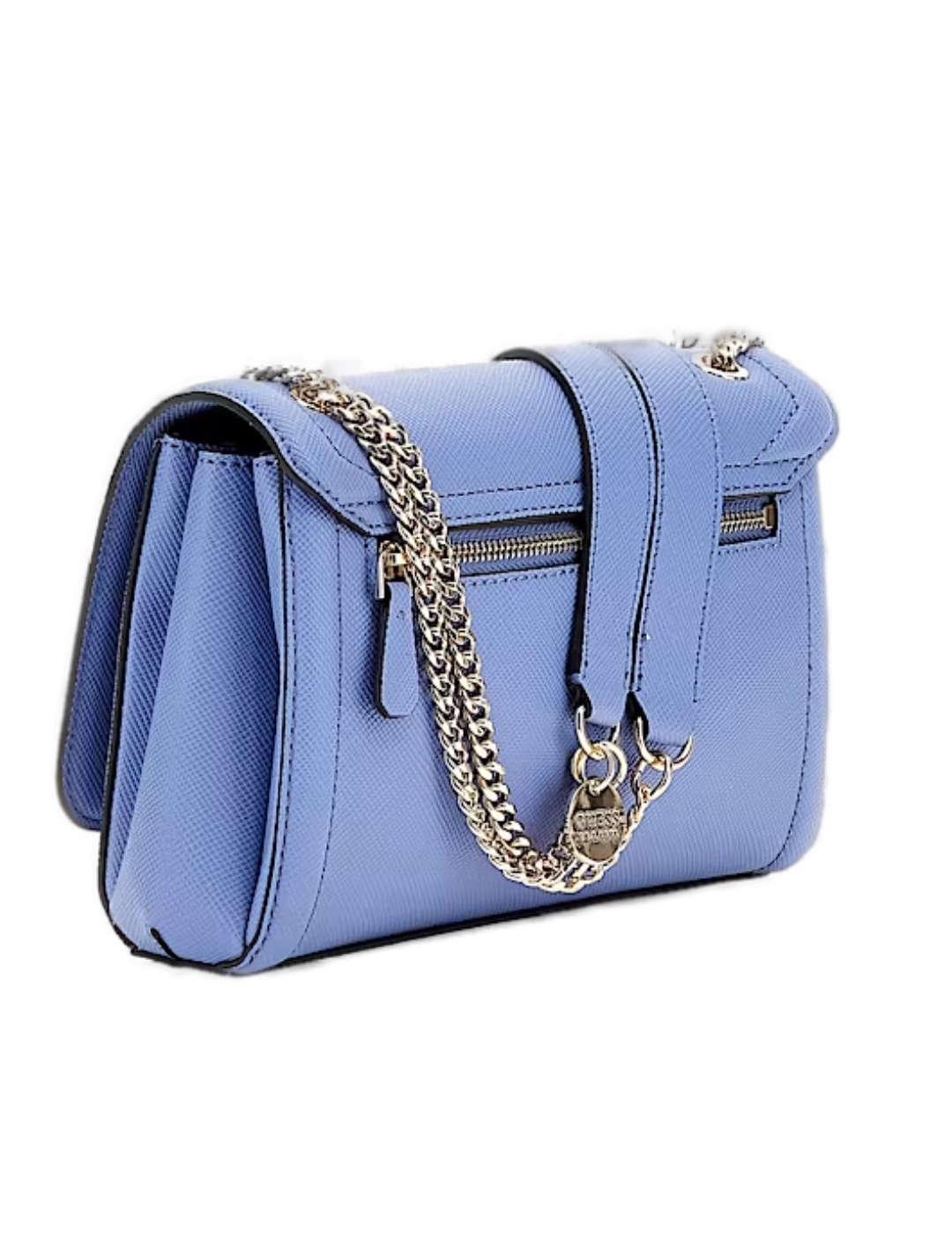 Bolso Guess Noelle azul con cadena convertible para mujer