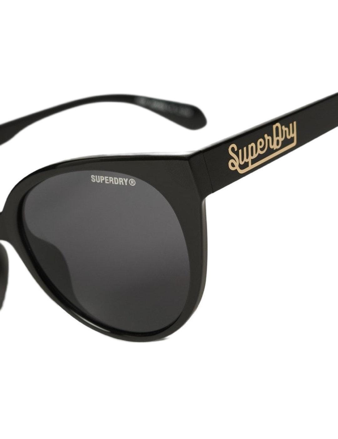 Gafas Superdry negrasy montura de pasta negra para mujer