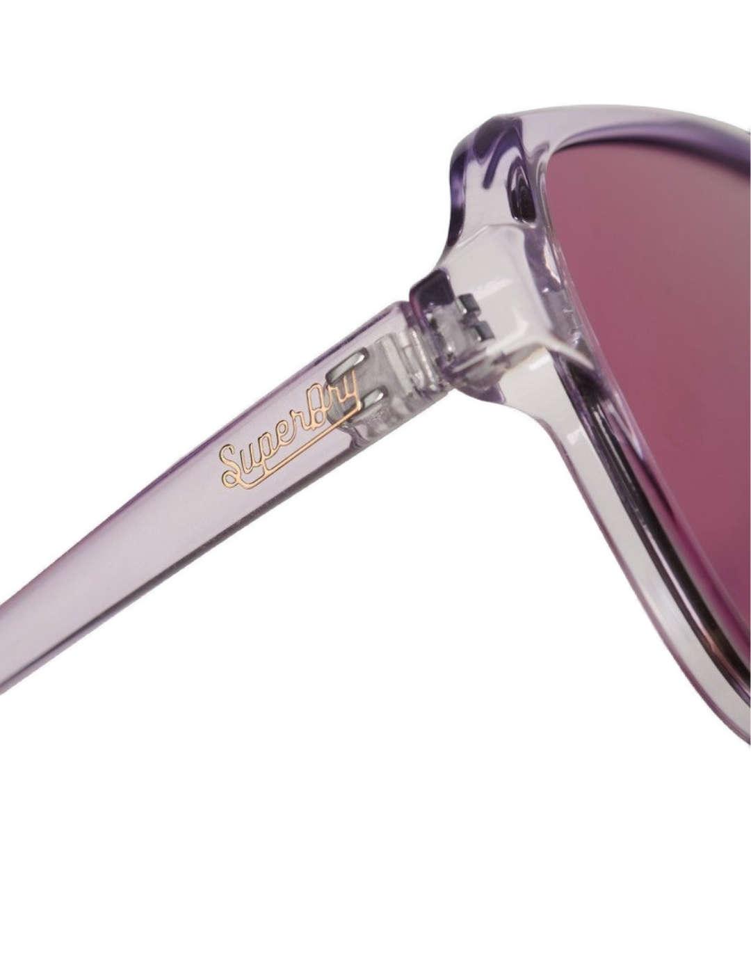 Gafas Superdry Oversized lavanda de pasta para mujer