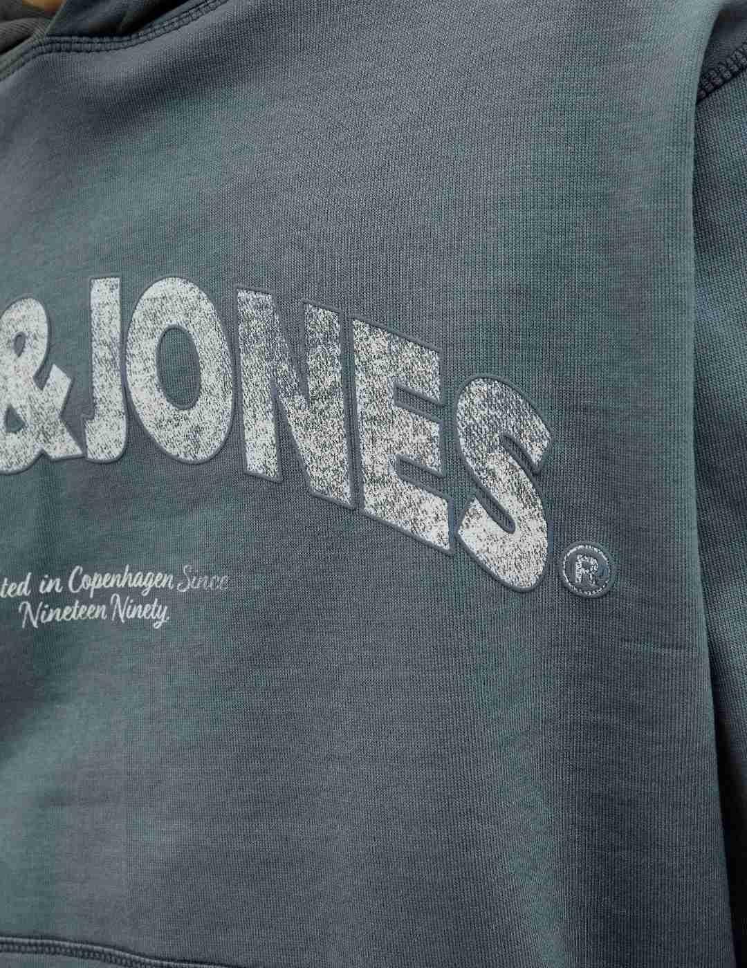 Sudadera Jack&Jones Ralmeria azul con capucha para hombre
