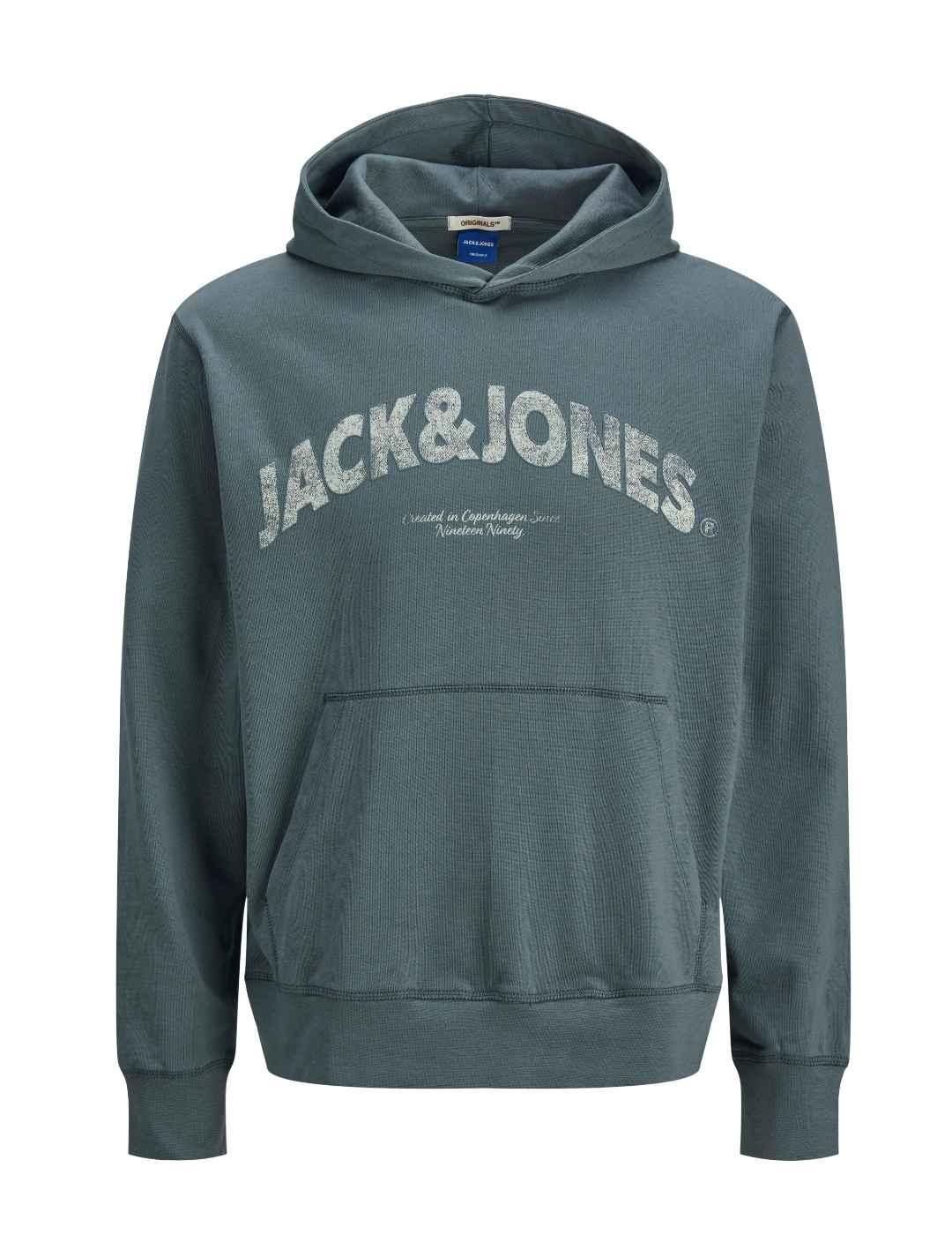 Sudadera Jack&Jones Ralmeria azul con capucha para hombre