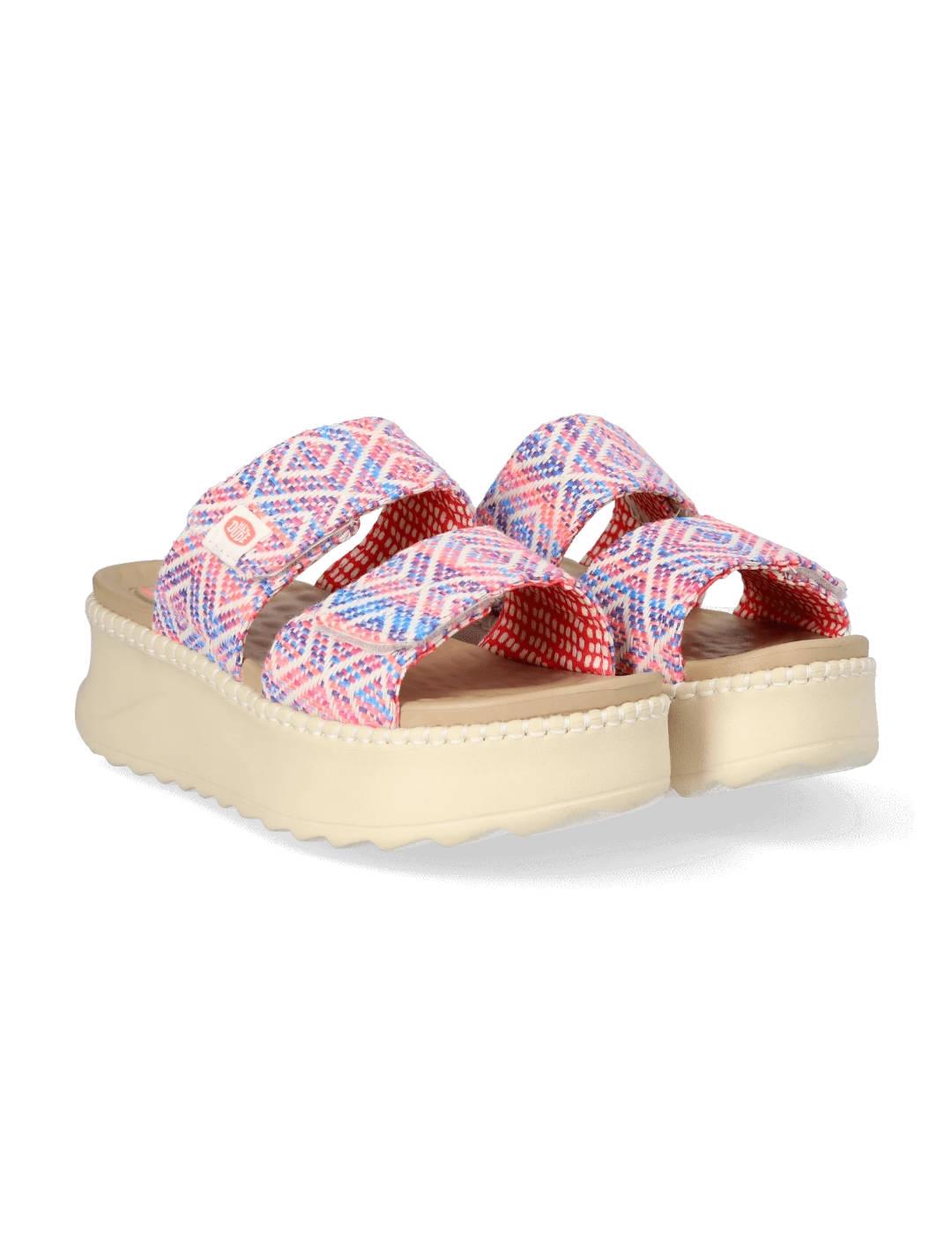 Sandalias Heydude Delray plataforma étnica para mujer