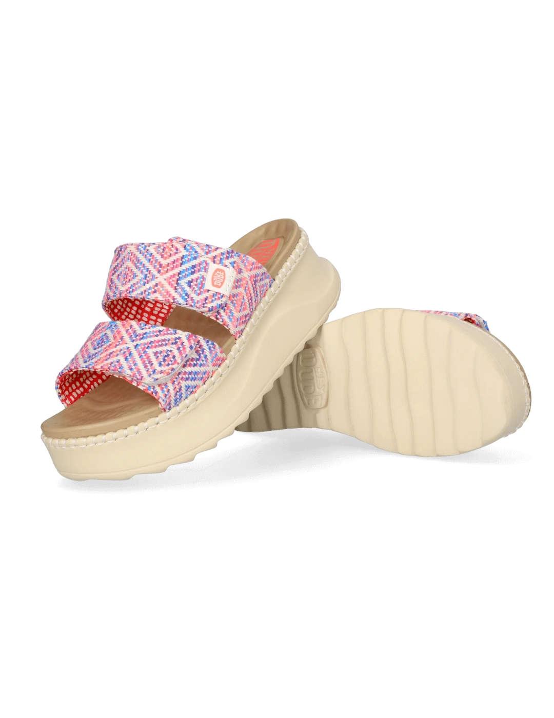 Sandalias Heydude Delray plataforma étnica para mujer