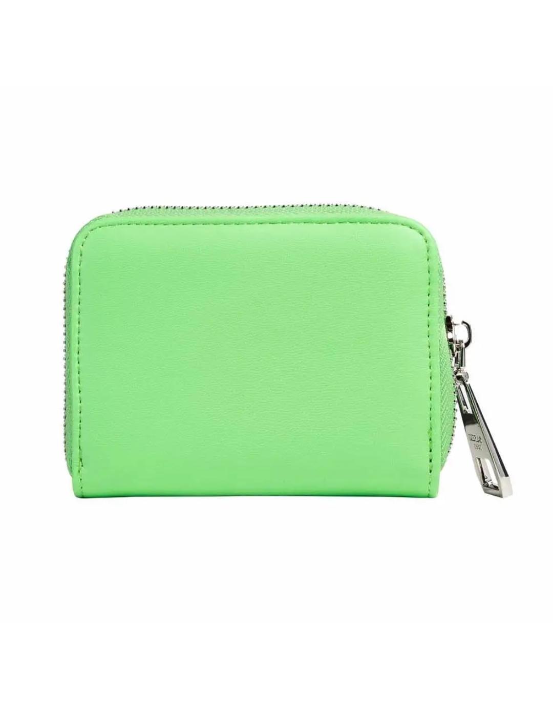 Cartera Replay 0862 verde con cremallera para mujer