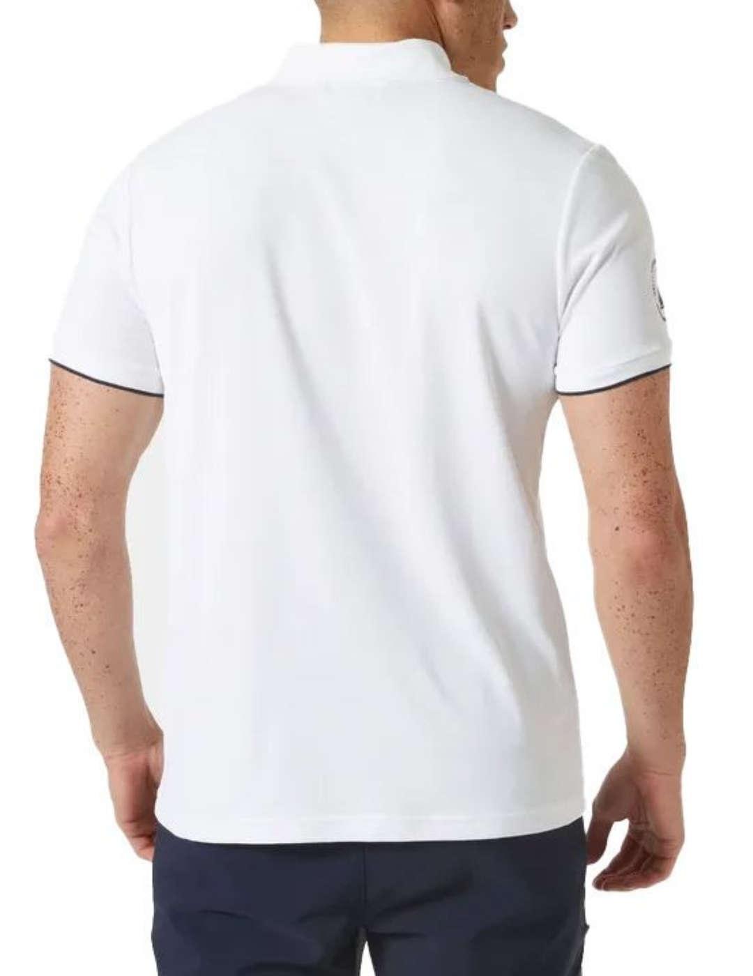 Polo Helly Hansen Ocean blanco manga corta para hombre