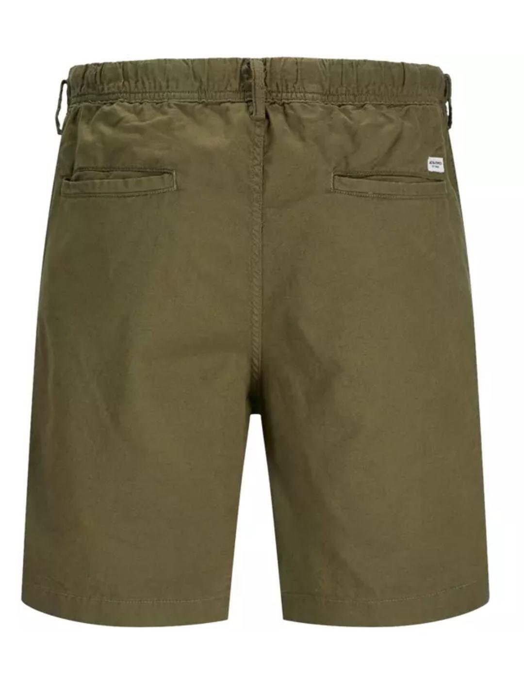 Bermuda Jack&Jones Jaiden verde militar para hombre