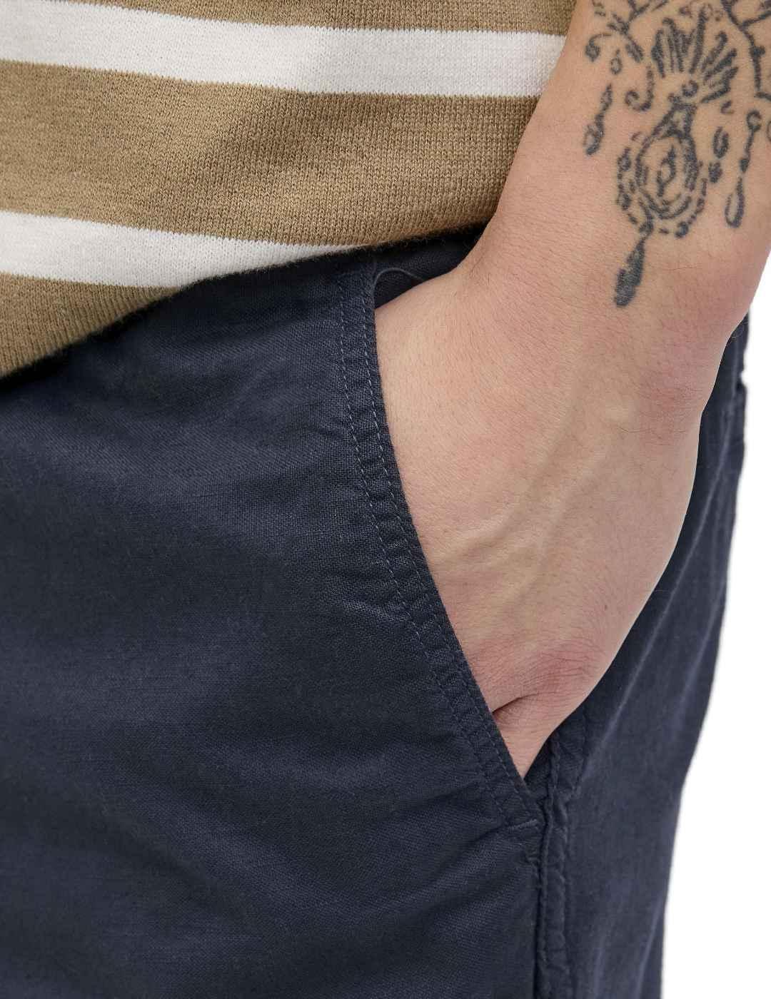 Bermuda Jack&Jones Jaiden marino con cordón para hombre
