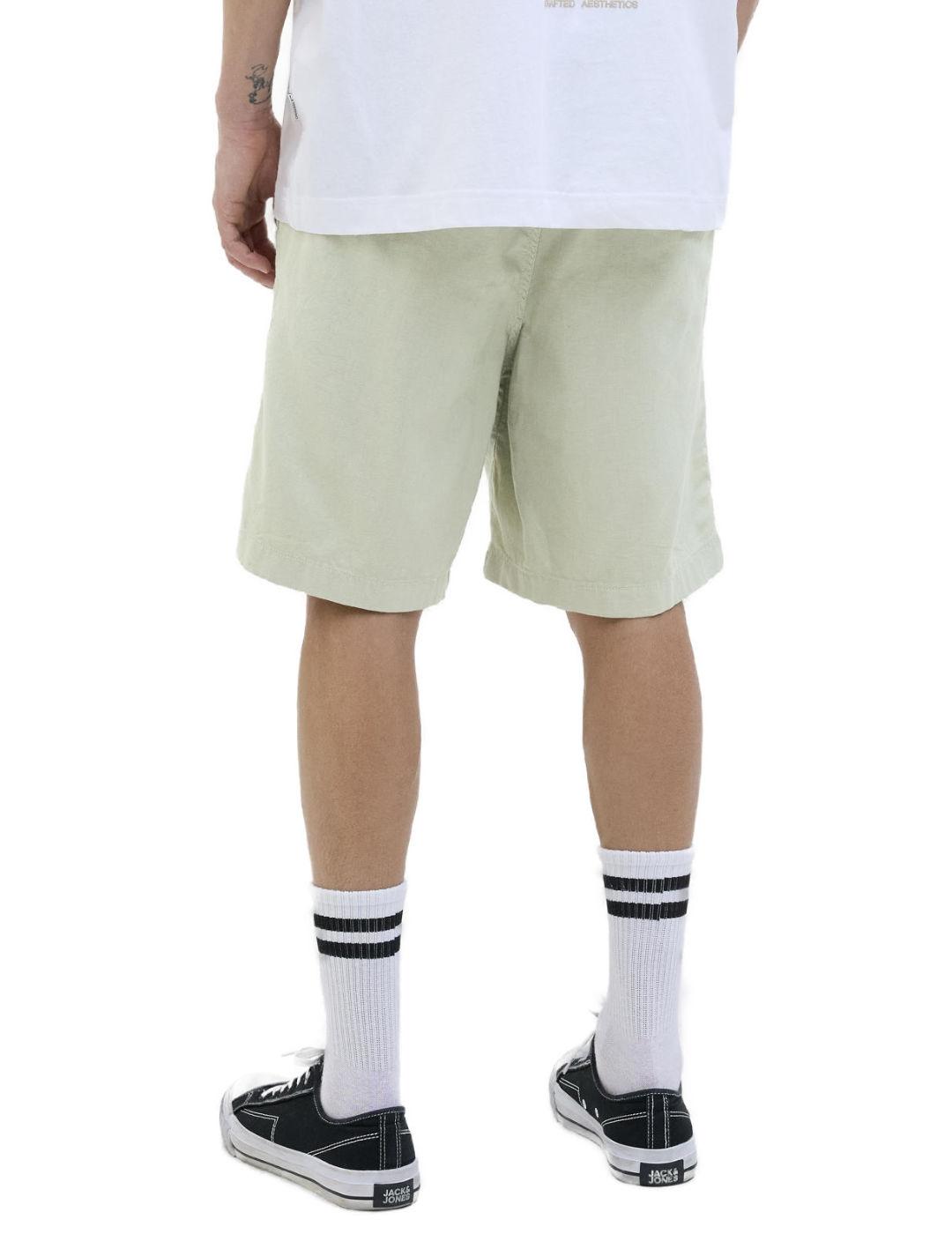 Bermuda Jack&Jones Jaiden verde claro con cordón de hombre