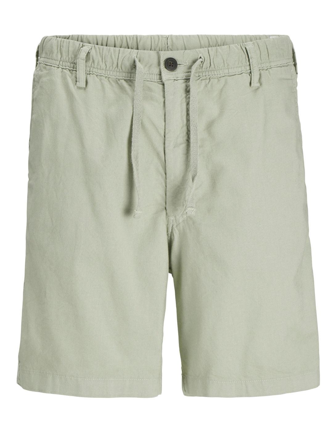 Bermuda Jack&Jones Jaiden verde claro con cordón de hombre