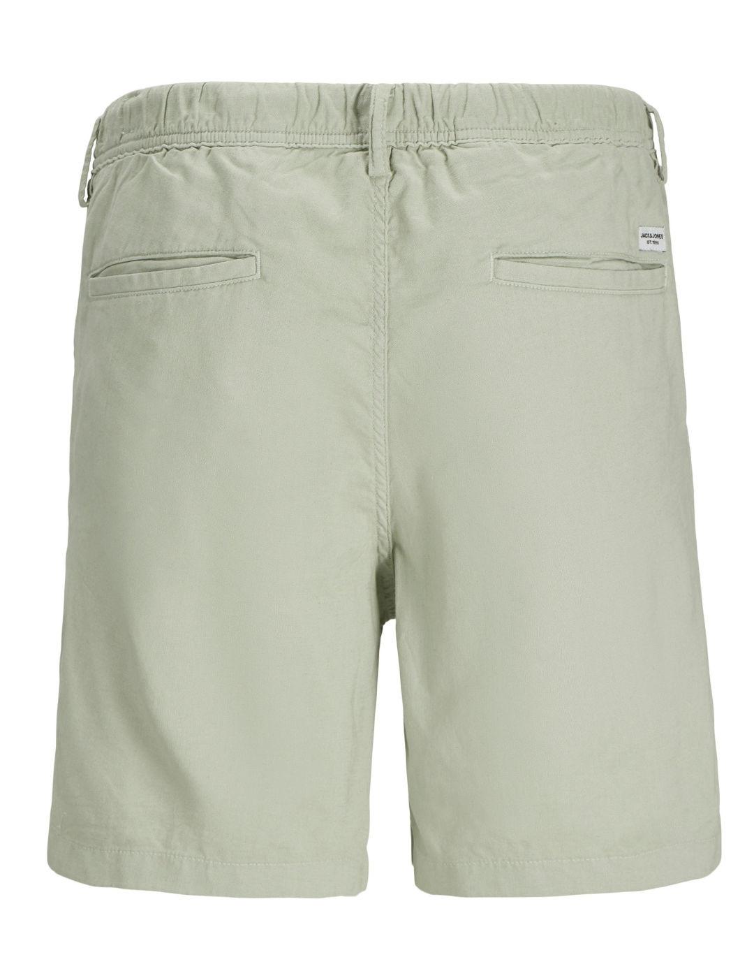 Bermuda Jack&Jones Jaiden verde claro con cordón de hombre