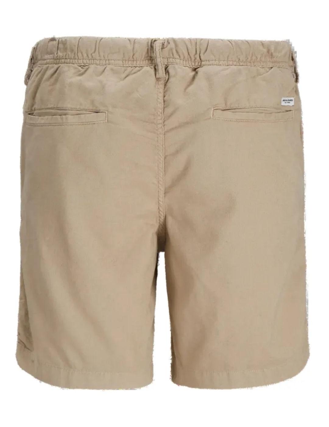 Bermuda Jack&Jones Jaiden beige  con cordón para hombre