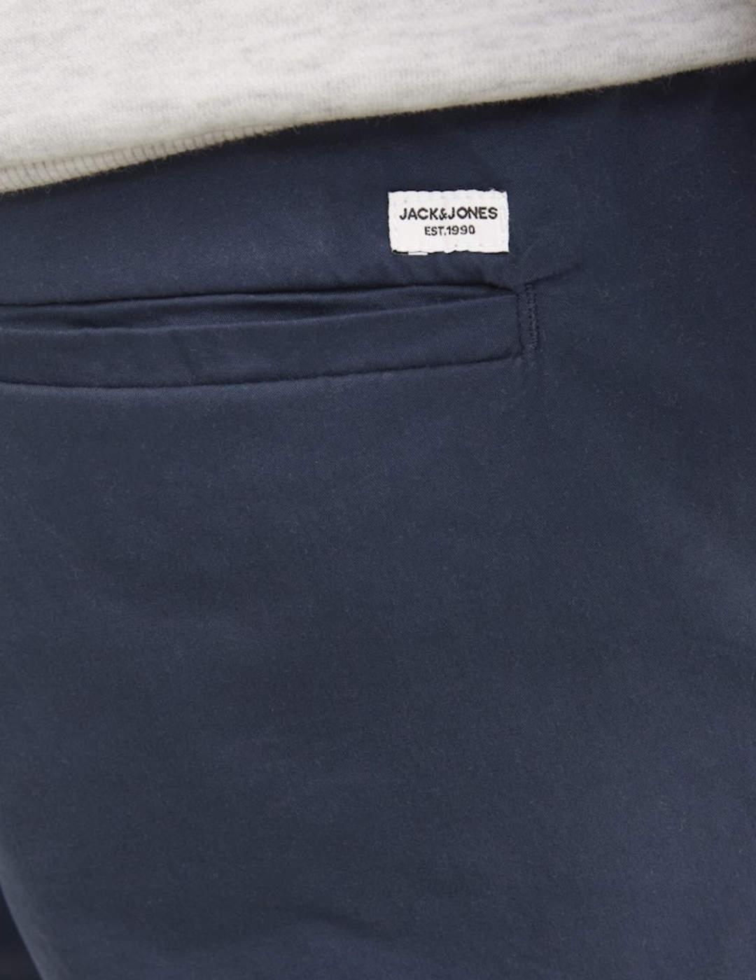 Bermuda Jack&Jones Jaiden azul marino con cordón para hombre
