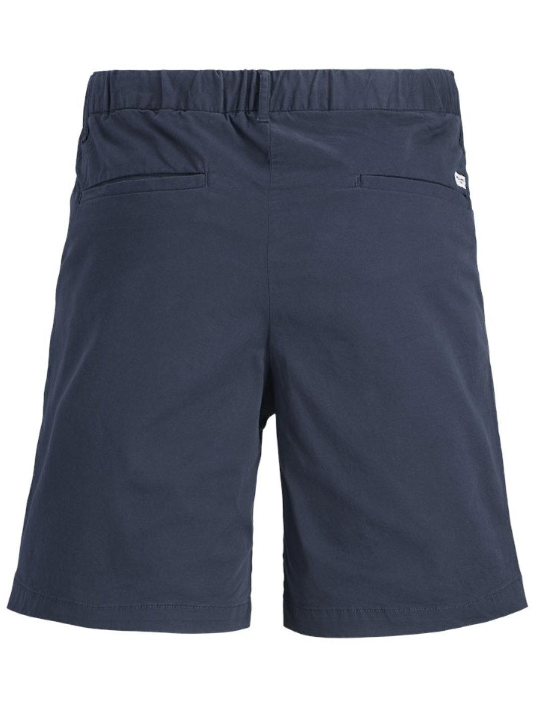 Bermuda Jack&Jones Jaiden azul marino con cordón para hombre