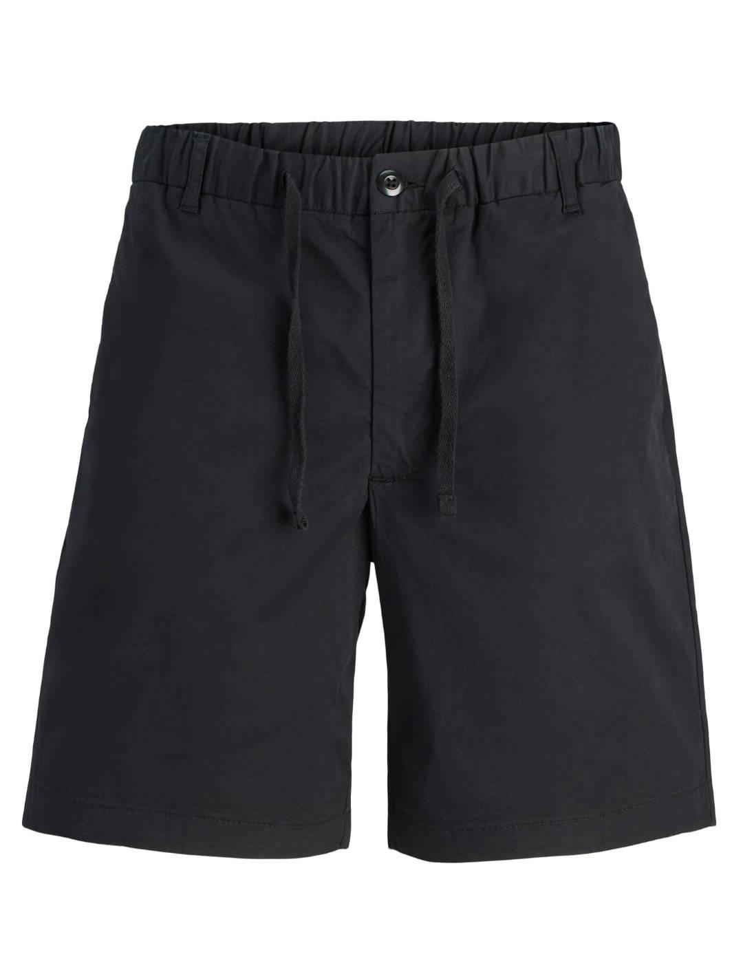 Bermuda Jack&Jones Jaiden negro con cordón para hombre