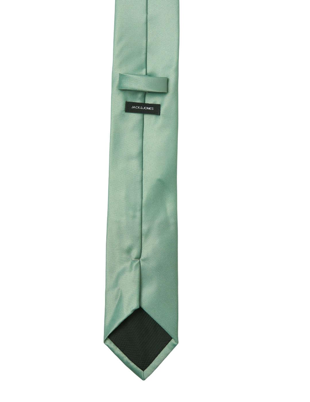 Corbata Jack & Jones Solid verde agua para hombre