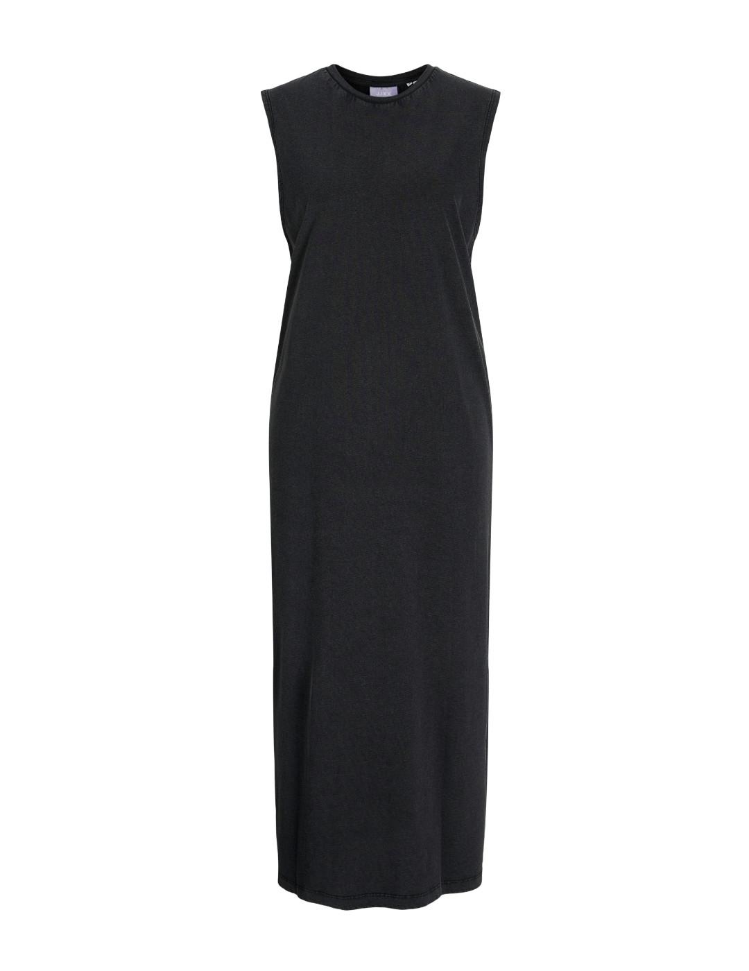Vestido JJXX Palma maxi sin mangas negro desgastado de mujer