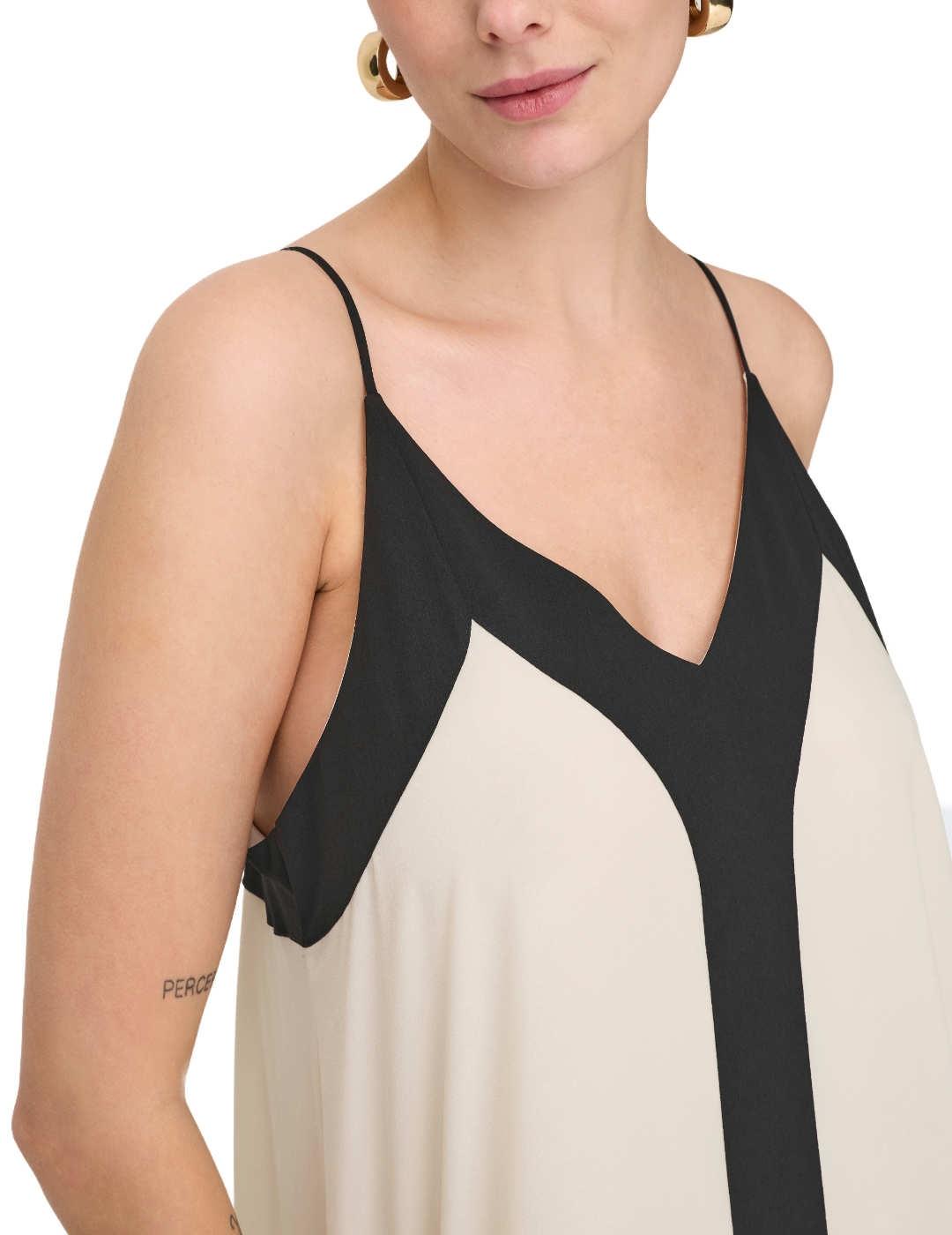 Vestido Only Diana Life largo blanco crudo raya para mujer