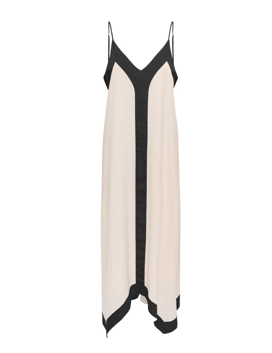 Vestido Only Diana Life largo blanco crudo raya para mujer