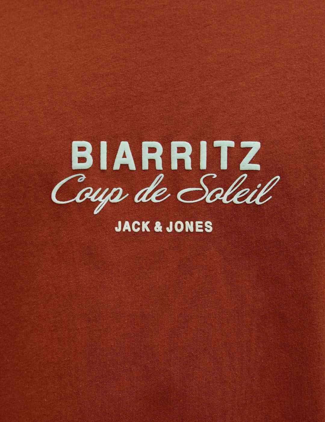 Camiseta Jack&Jones Canggu teja manga corta para hombre