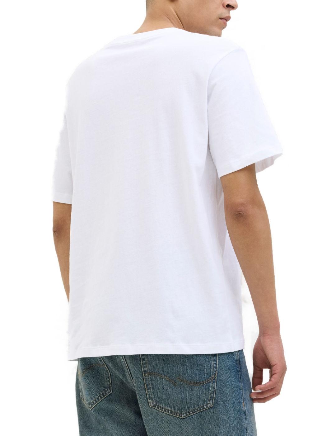 Camiseta Jack&Jones Canggu blanca manga corta hombre