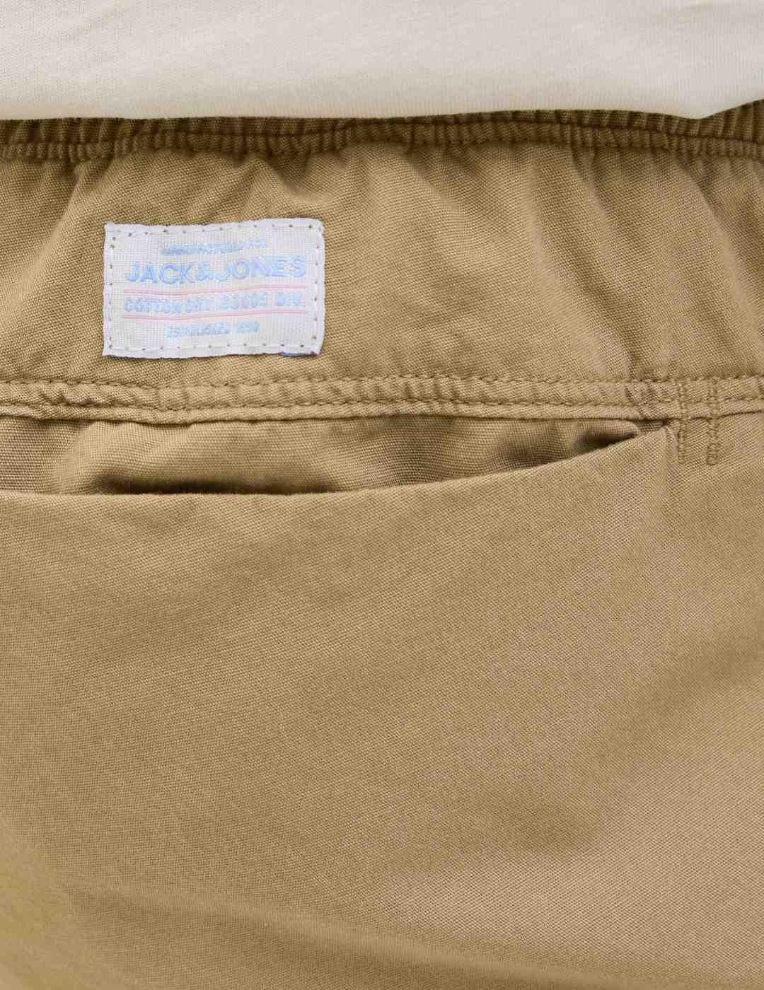 Bermuda Jack&Jones Jiden marrón camel regular para hombre