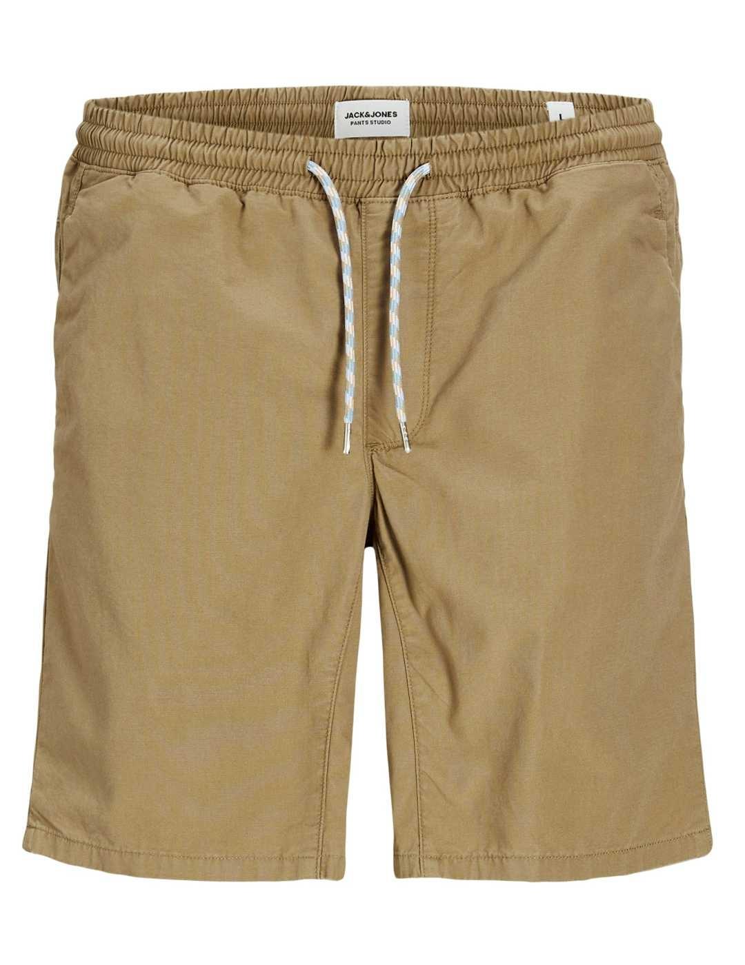 Bermuda Jack&Jones Jiden marrón camel regular para hombre