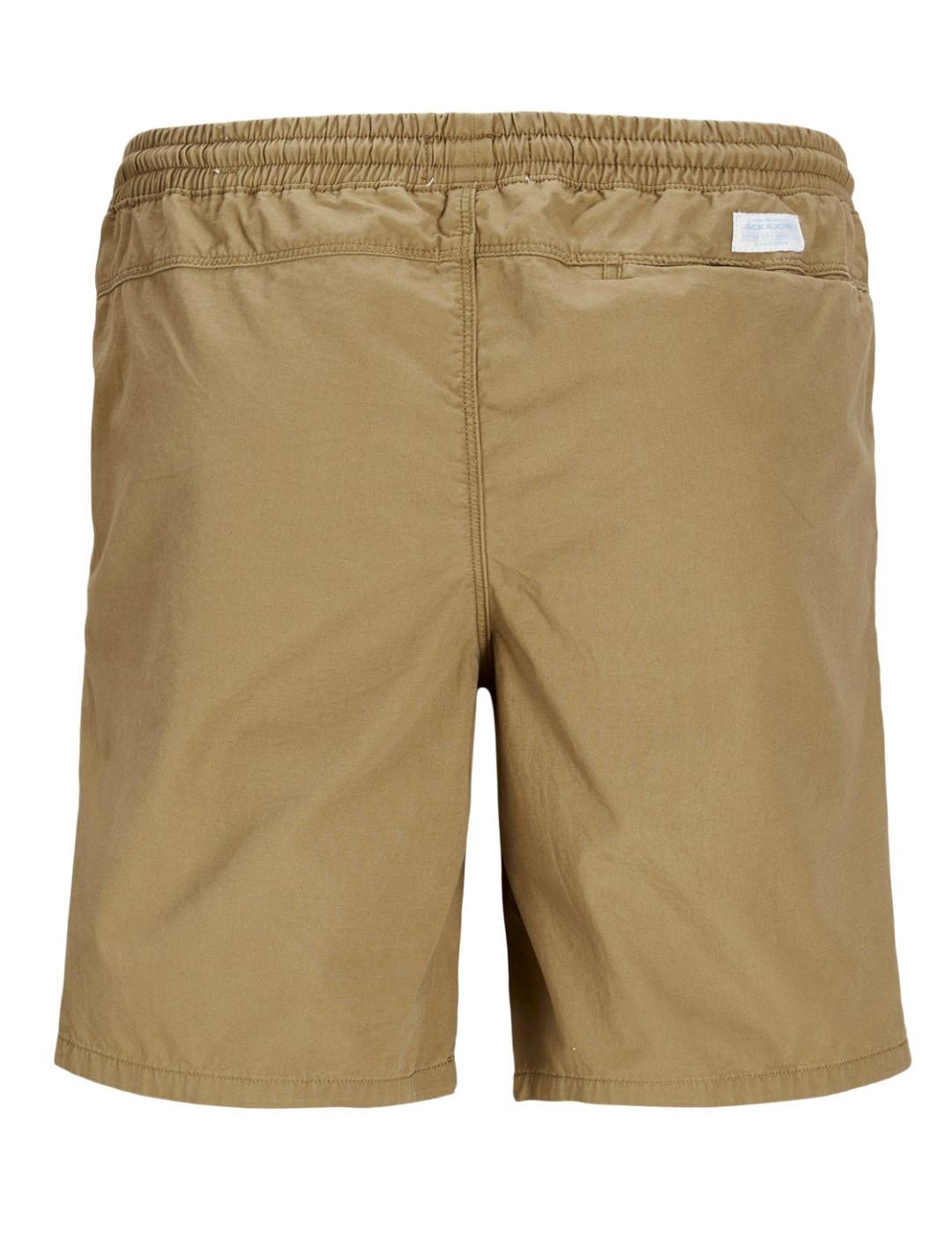 Bermuda Jack&Jones Jiden marrón camel regular para hombre