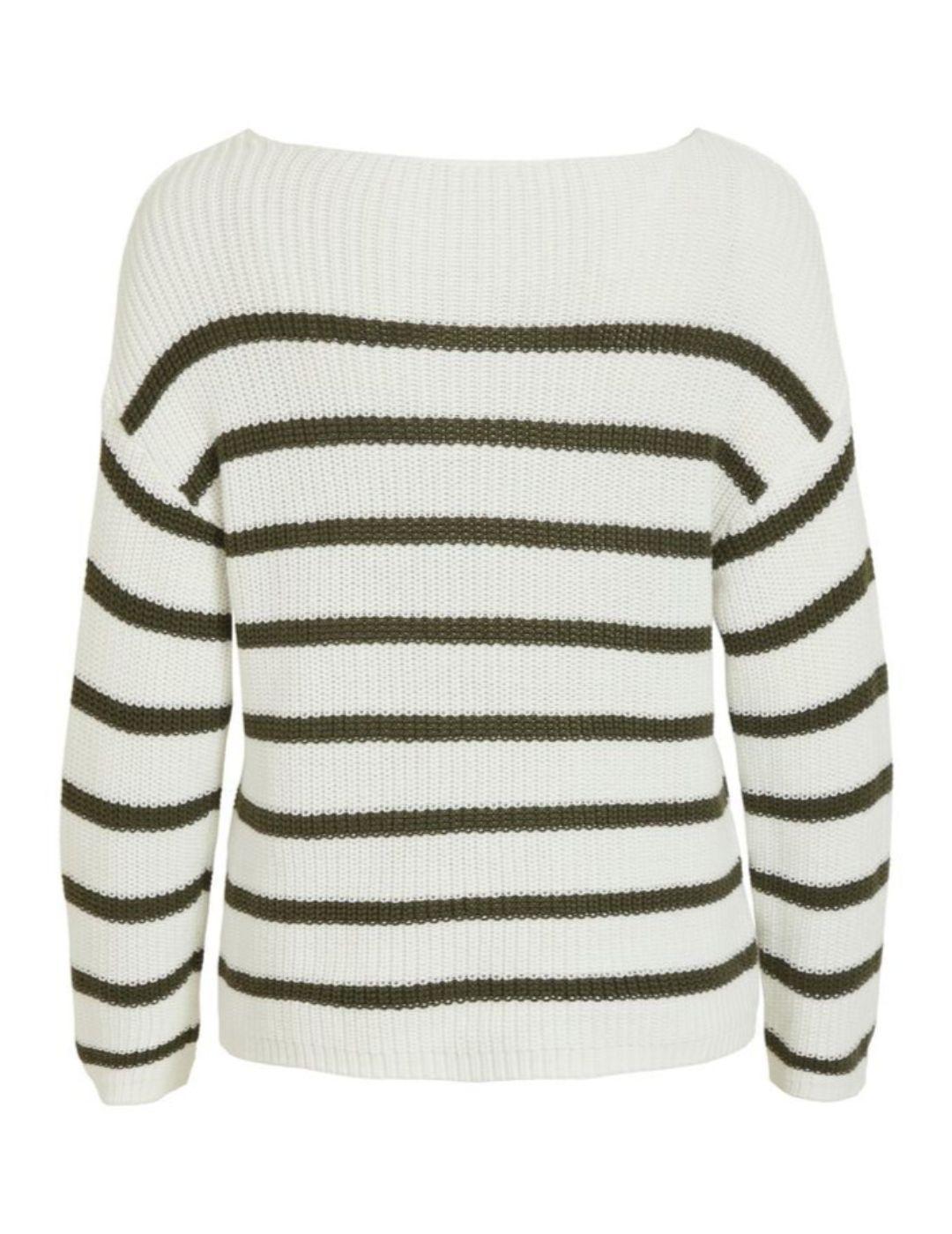 VIRUSH KNIT BOATNECK L/S TOP WHITE FOREST-X