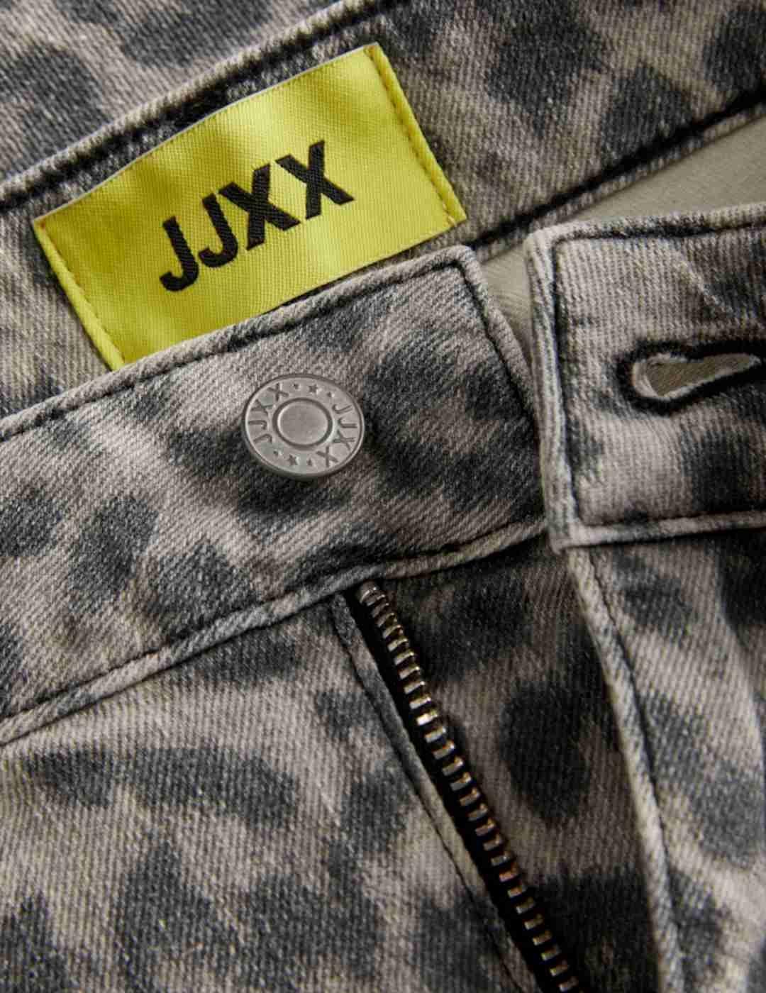 Mini Falda JJXX Sarah vaquera print leopardo para mujer