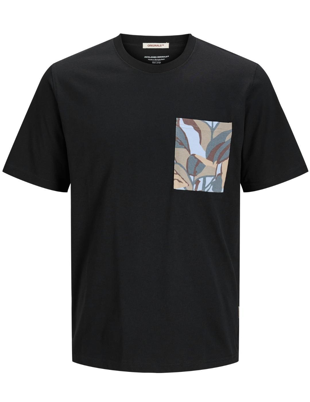 Camiseta Jack&Jones Tavira negro manga corta para hombre