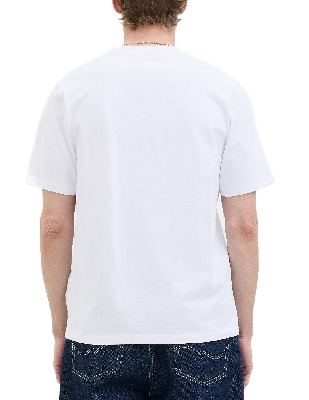 Camiseta Jack&Jones Tavira blanca manga corta para hombre