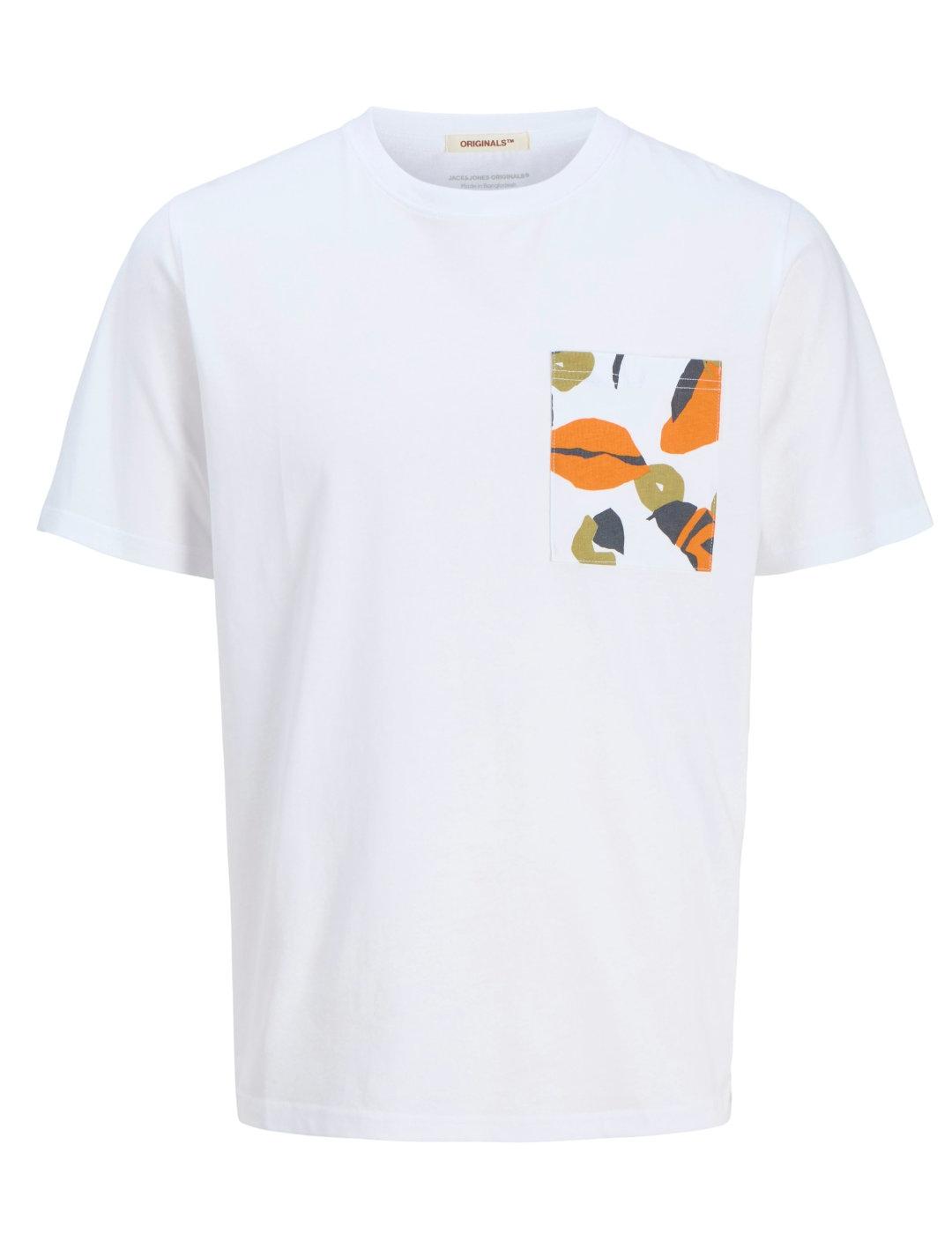 Camiseta Jack&Jones Tavira blanca manga corta para hombre