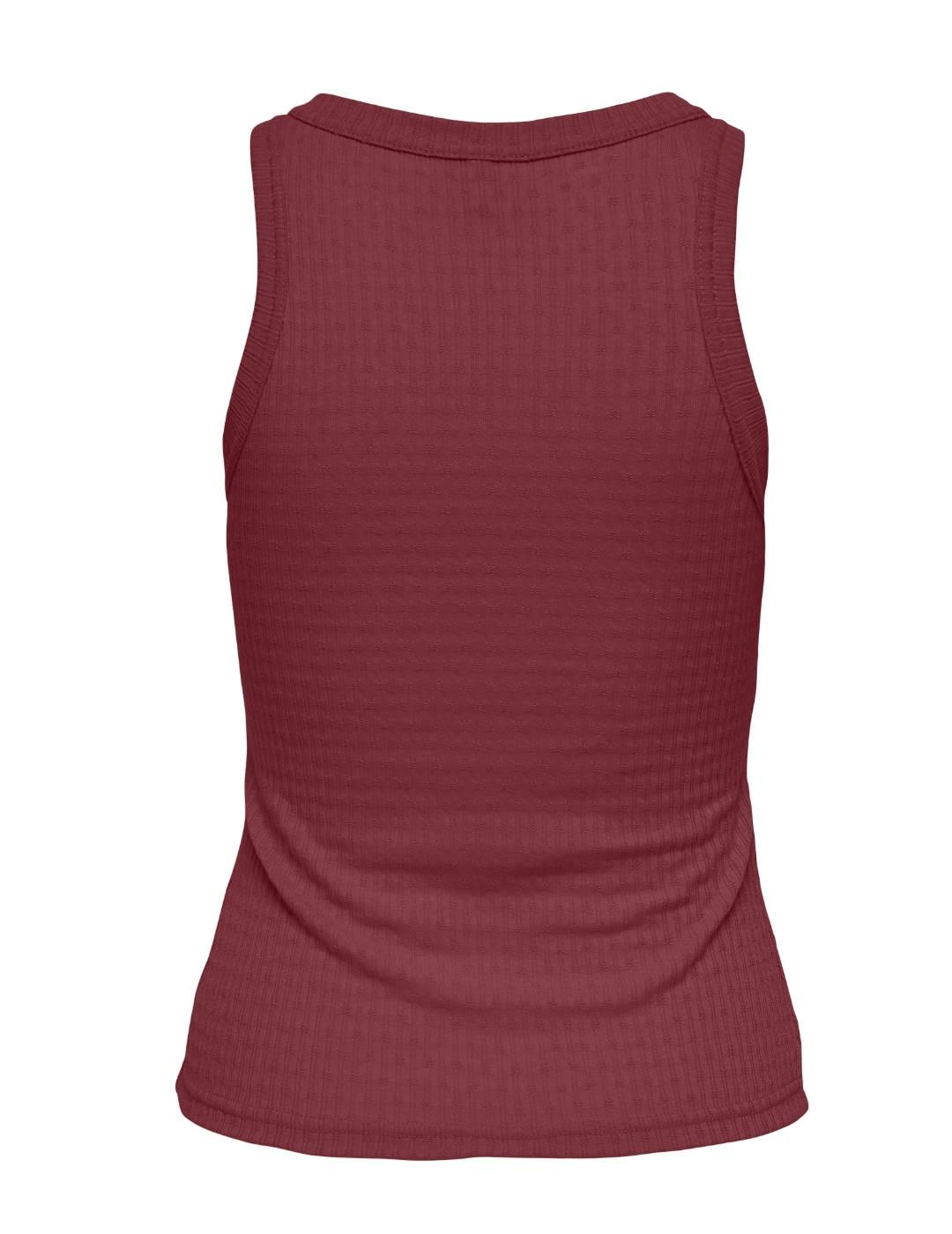 Top Only Ryder granate tirantes de mujer