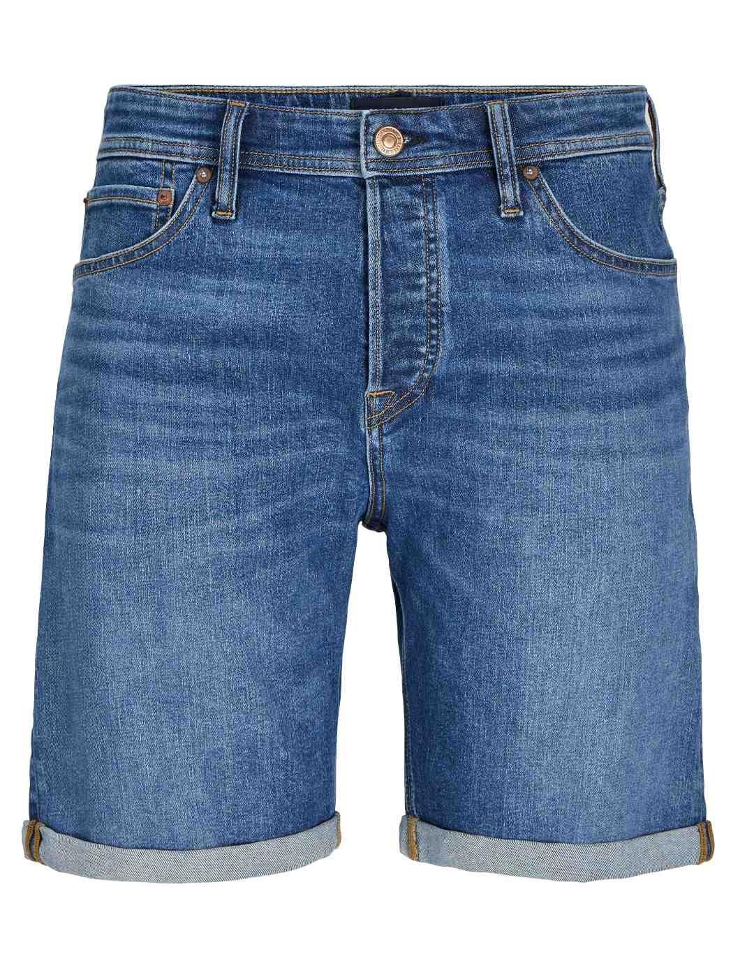 Shorts vaquero Jack&Jones Irick azul marino para hombre
