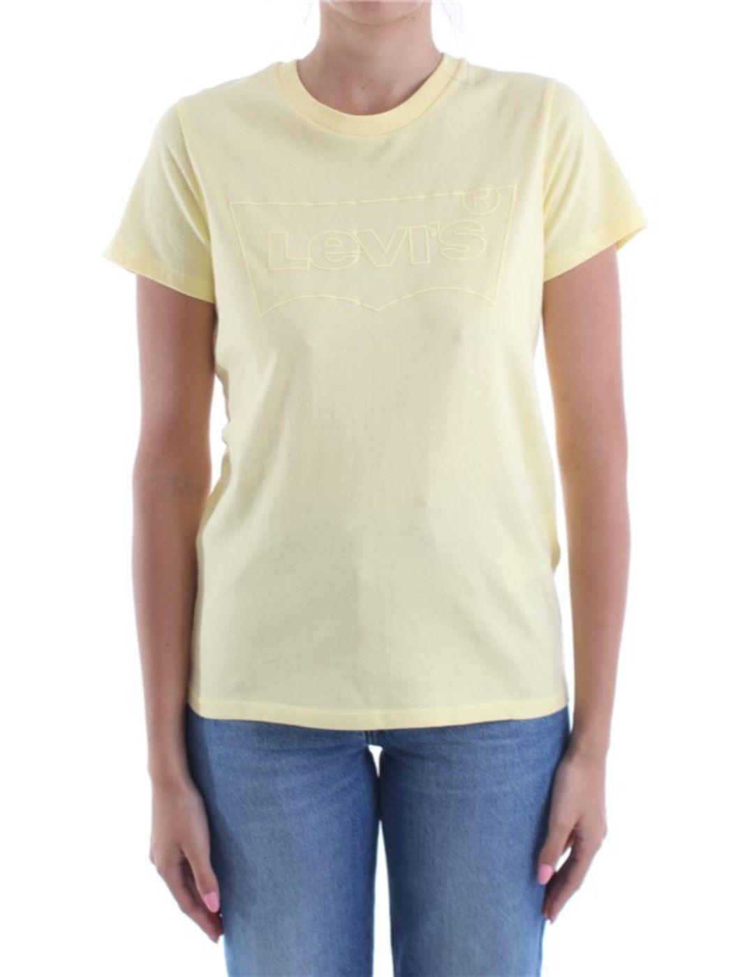 THE PERFECT TEE BATWING OUTLINE LEMON M -X