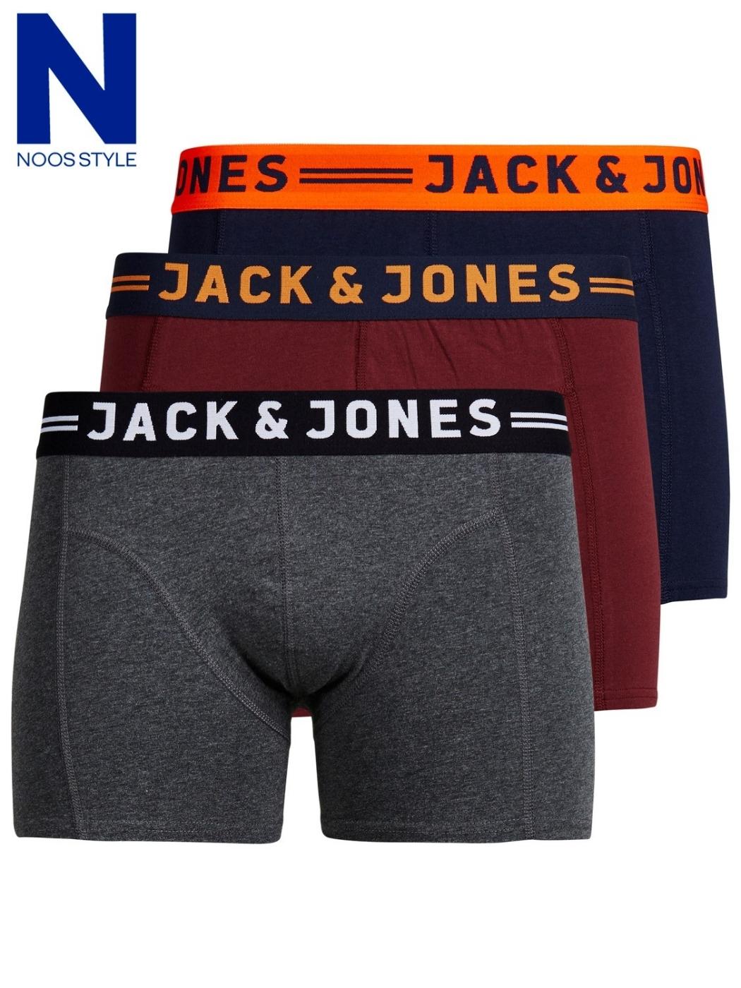 Intimo Jack&Jones Lichfield pack3 para hombre -p