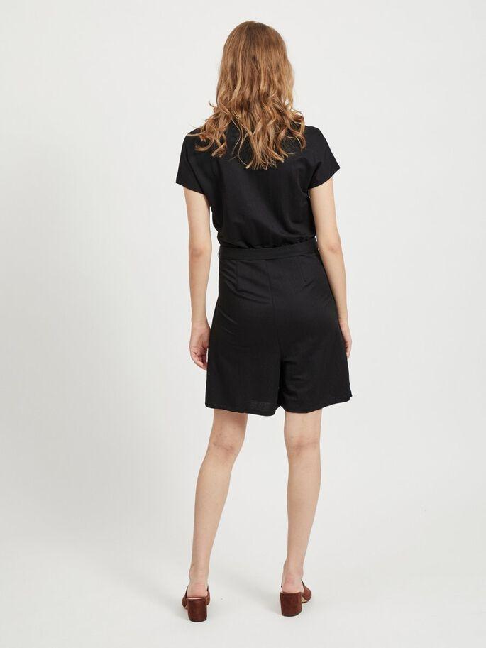 VISAFINAS/S PLAYSUIT BLACK-W