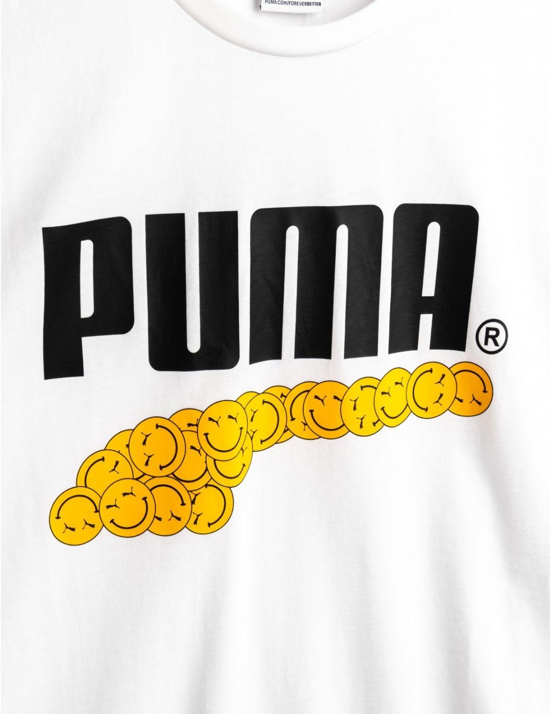 PUMA CLUB GRAPHIC TEE WHITE-X