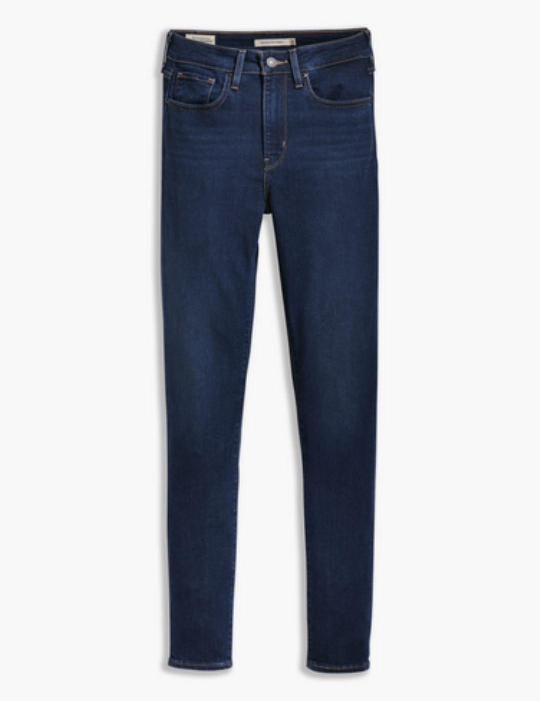 Vaquero Levis 721 en tono azul marino para mujer-z