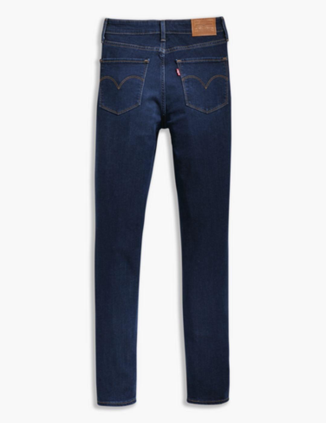 Vaquero Levis 721 en tono azul marino para mujer-z