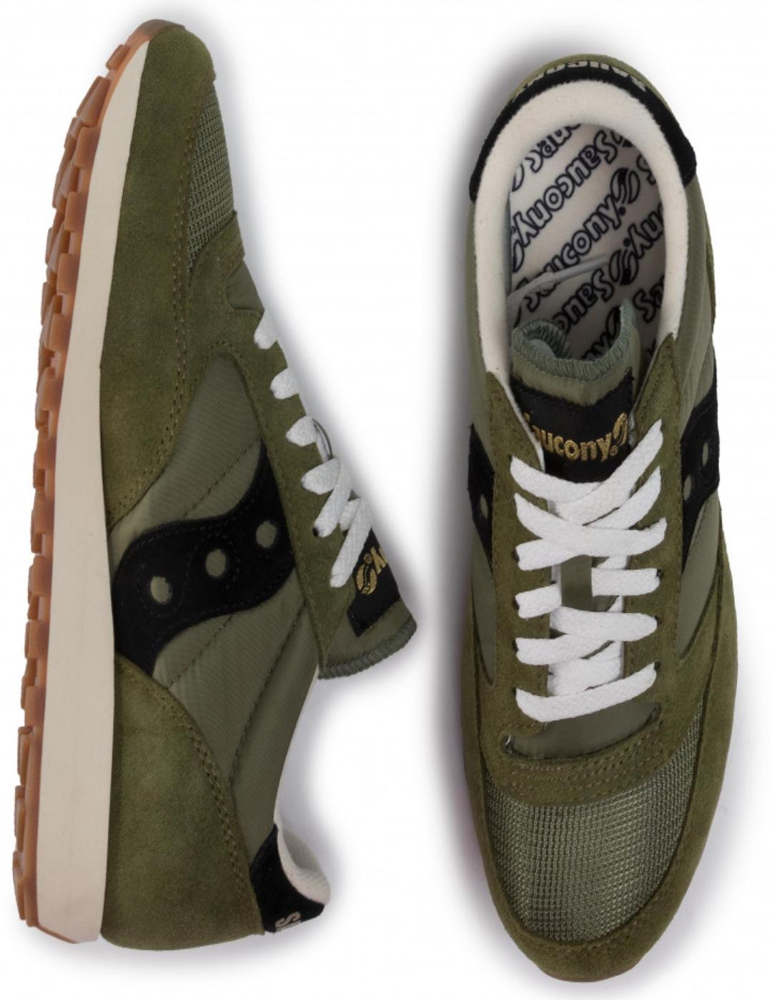 JAZZ ORIGINAL SUEDE OLIVE-X