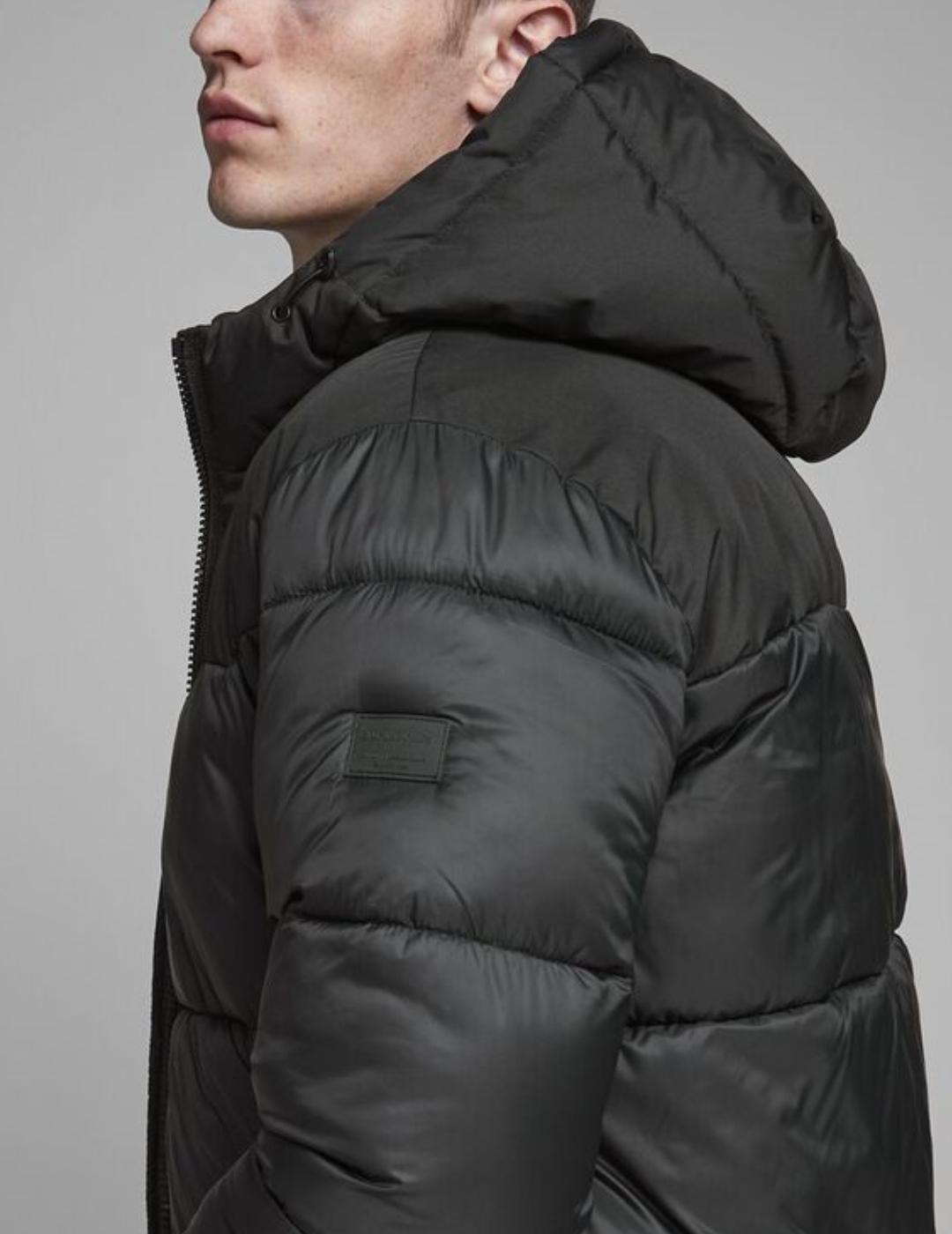 JJDREW PUFFER HOOD BLACK-X