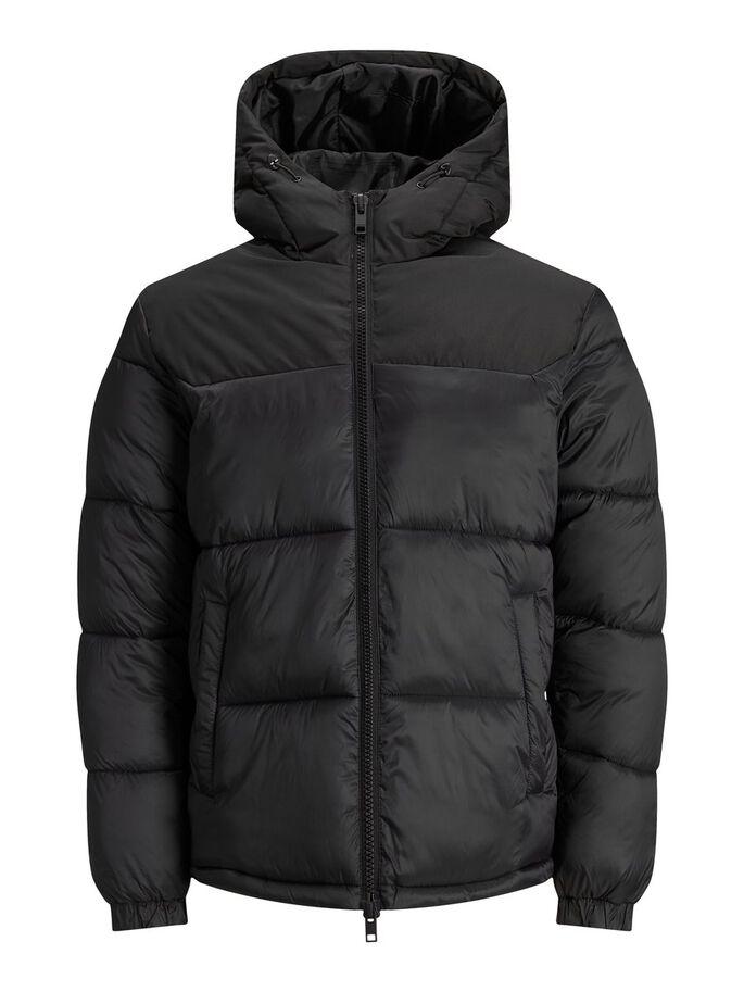 JJDREW PUFFER HOOD BLACK-X