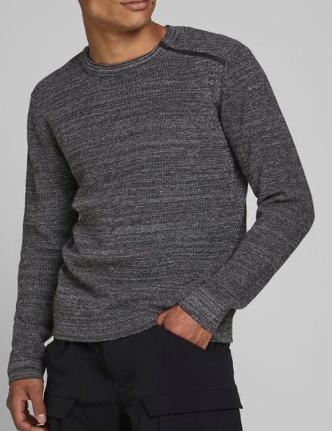 JCOMOUNT KNIT CREW NECK BLACK-X