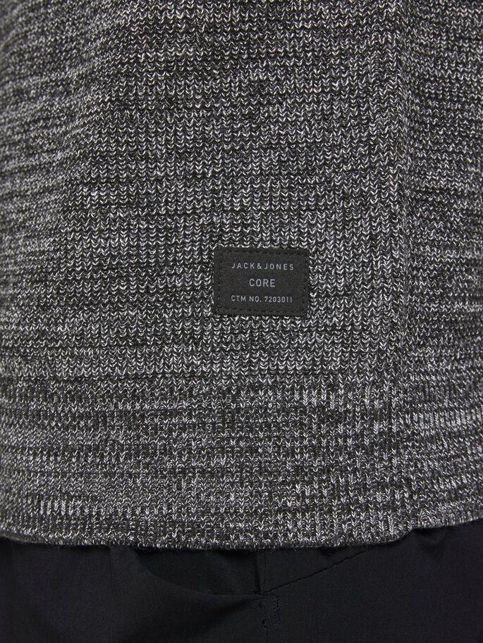 JCOMOUNT KNIT CREW NECK BLACK-X